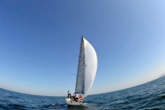 Antix leading boat in the 2013 Dun Laoghaire to Dingle Yacht race which started to day from the National Yacht Club Dun Laoghaire © Michael Chester 087 8072295 No Reproduction Fee