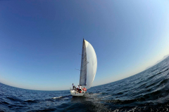 Antix leading boat in the 2013 Dun Laoghaire to Dingle Yacht race which started to day from the National Yacht Club Dun Laoghaire © Michael Chester 087 8072295 No Reproduction Fee