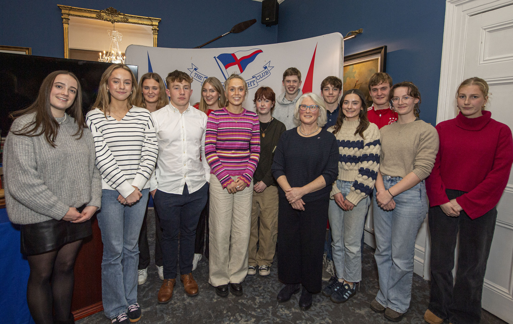 Rosemary Cadogan 
Vice Commodore of the National Yacht Club  
Nicola Ferguson - a BIG Thank you for all the hard work and input into the NYC Junior section a “Diamond”

*****No Reproduction Fee *****

 Pic © Michael Chester  
Phone 0878072295 
info@chester.ie from 
www.chester.ie