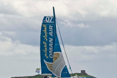 Oman Air off DAlkey Island in the Dun Laoghaire leg of the La Route des Princes in Dublin bay  © Michael Chester