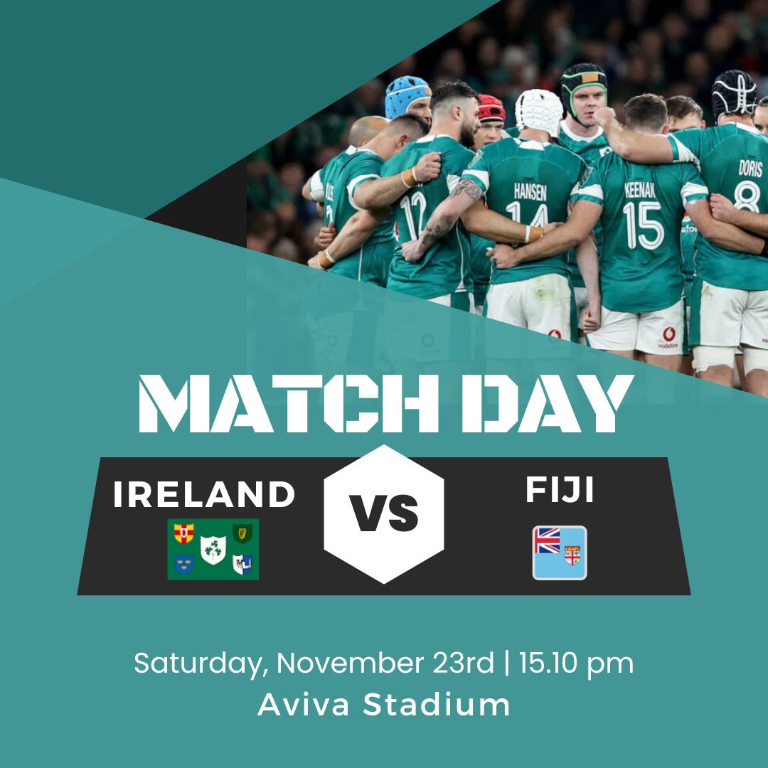 Watch Ireland vs. Fiji Live at the Club! National Yacht Club